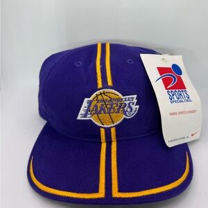 Nike Los Angeles Lakers Purple and Yellow Cap